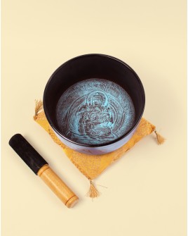 Cuenco Tibetano Cantor 18 cm - Do Sostenido Colores