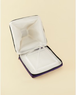 Bolso Pirámide de Cuarzo 8" Cristal de Cuarzo