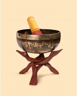 Soporte Cuenco Tibetano de Madera Tienda