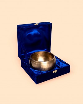 Cuenco Tibetano Cantor 14 cm - La Sostenido Dorados