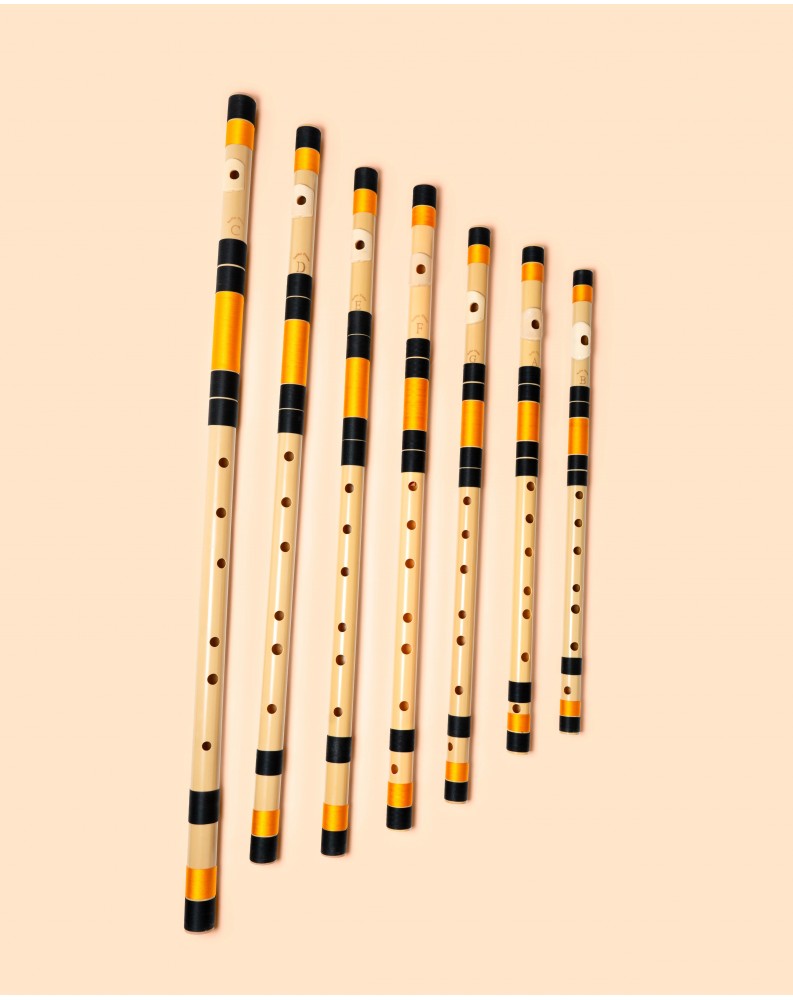 Bansuri Radhe Flutes - Set de 7 Bansuri